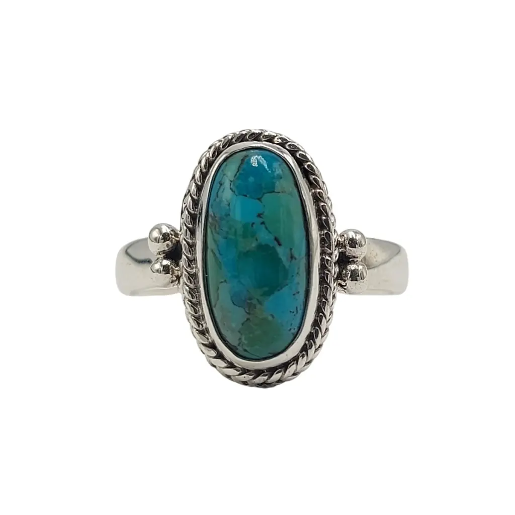 cincin perak permata satu