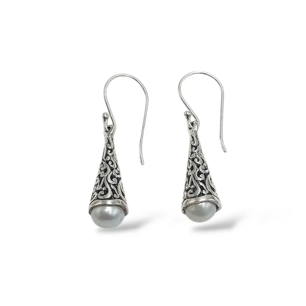 anting perak bali