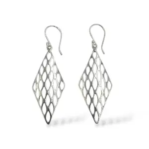 anting perak belah ketupat