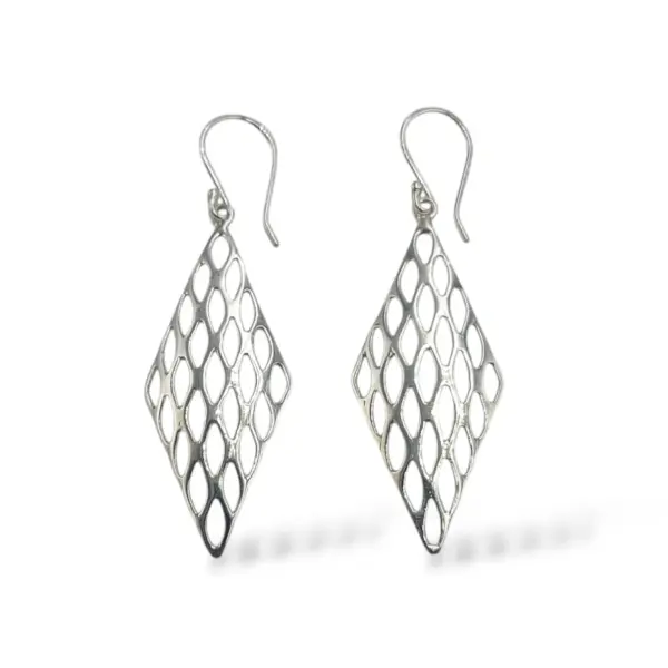 anting perak belah ketupat