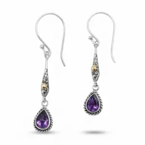 anting dangle perak