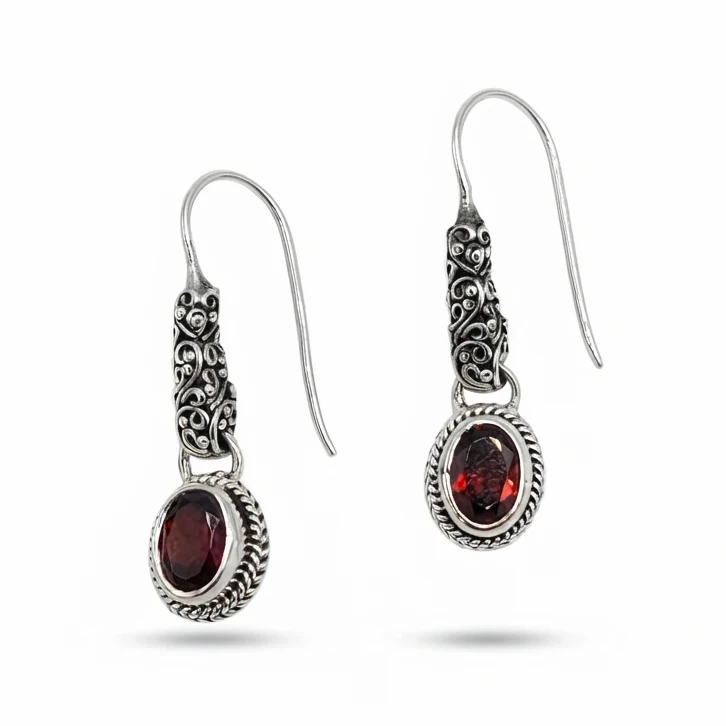 anting dangle perak bali