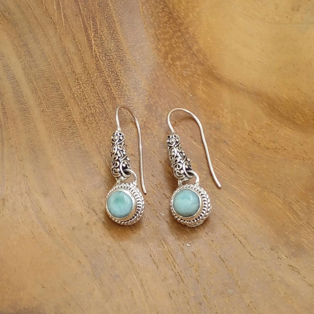 Anting Dangle Perak Bali Permata Asli E1811 - Gambar 5