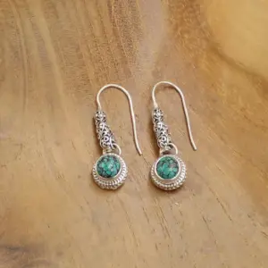 Anting Dangle Perak Bali Permata Asli E1811 - Gambar 6