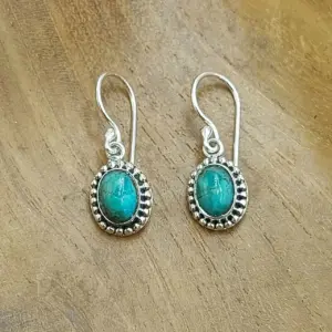 Anting Perak Permata Asli Motif Jawan E1820 - Gambar 5