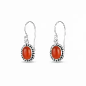 anting perak permata