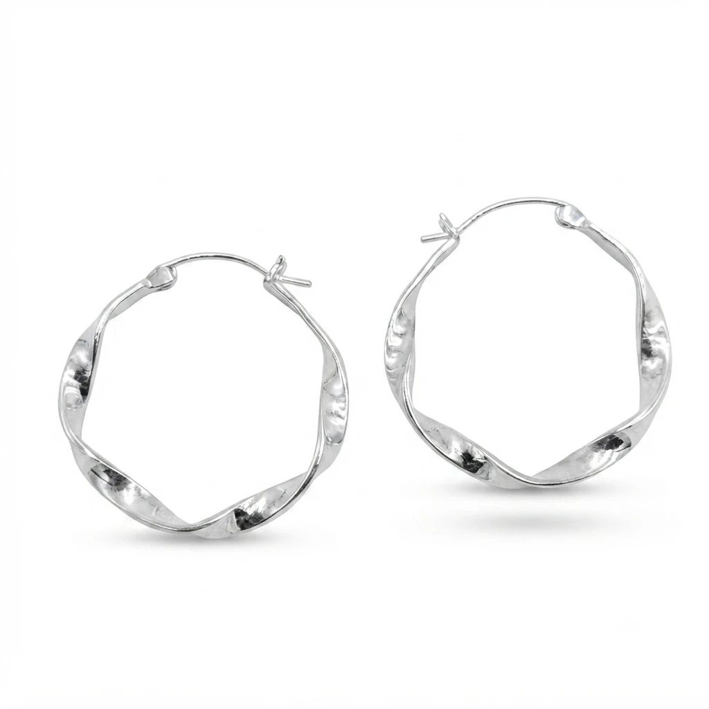 Anting Hoop Perak