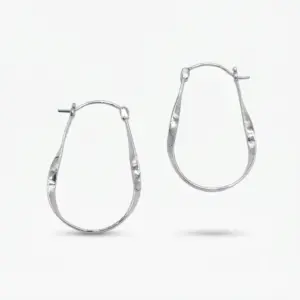 anting hoop perak