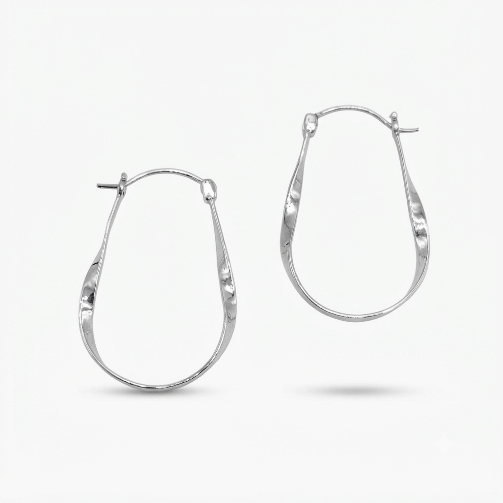 anting hoop perak