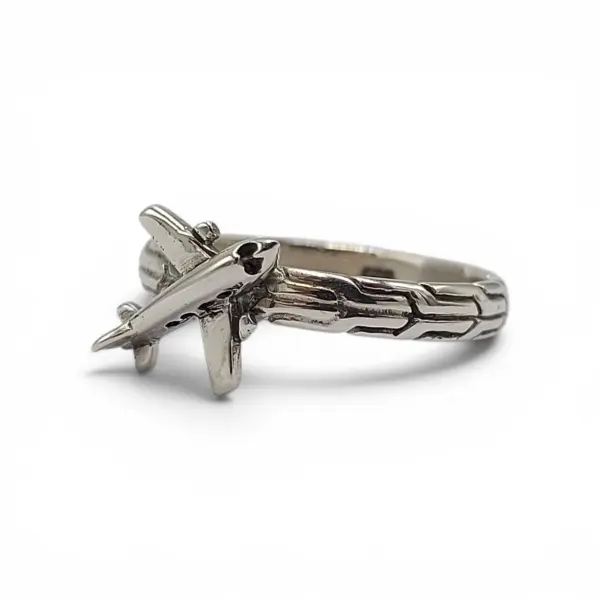 Cincin Pesawat Perak Asli 925 R710NG