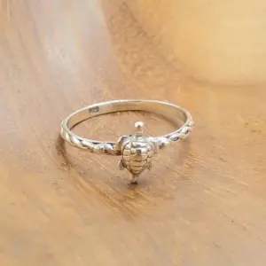 Cincin Penyu Perak Asli 925 | Summer Rings R717 - Gambar 3