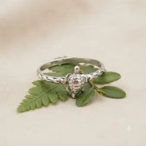 Cincin Penyu Perak Asli 925 | Summer Rings R717 - Gambar 4