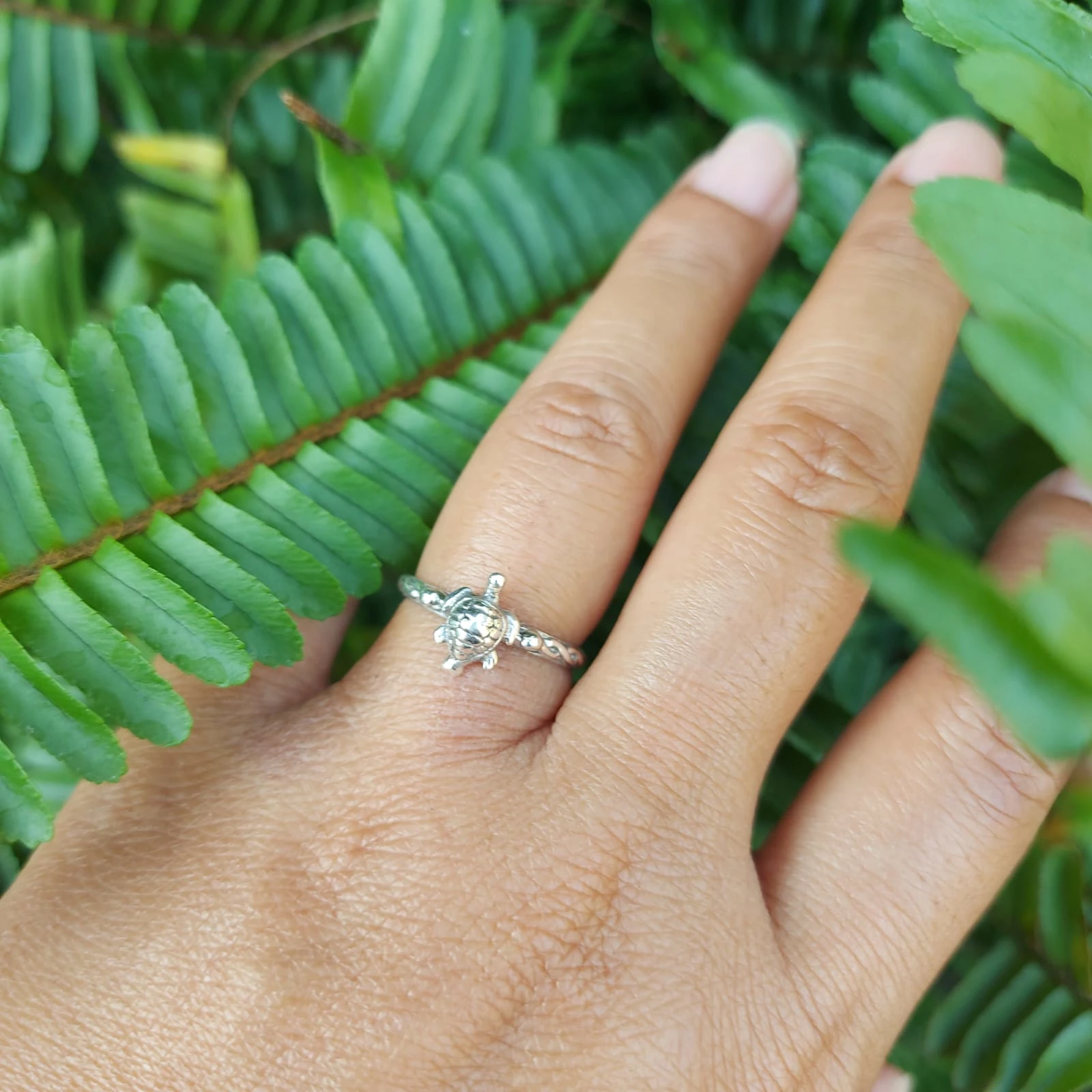 Cincin Penyu Perak Asli 925 | Summer Rings R717 - Gambar 5