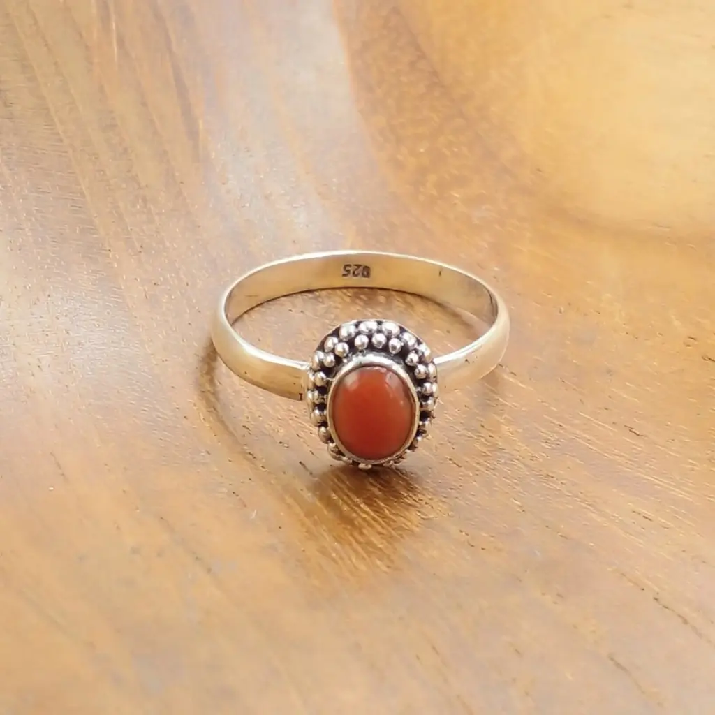 Cincin Perak 925 Wanita Coral R737
