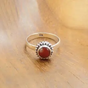 Cincin Perak 925 Wanita Coral R737 - Gambar 4