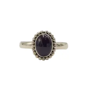 cincin perak 925 garnet