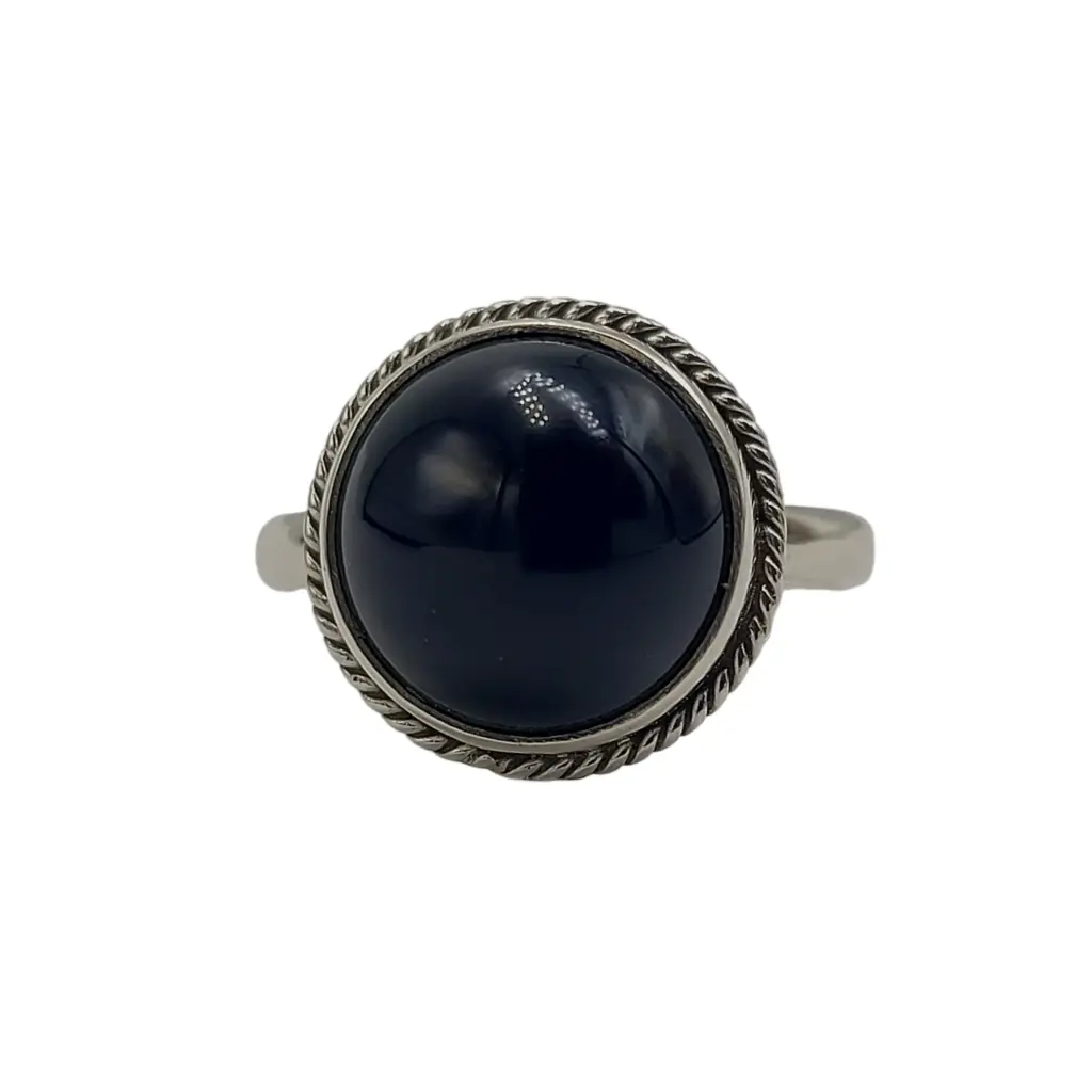 cincin perak 925 black onyx