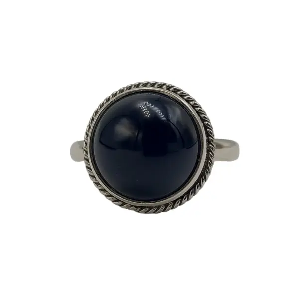 cincin perak 925 black onyx
