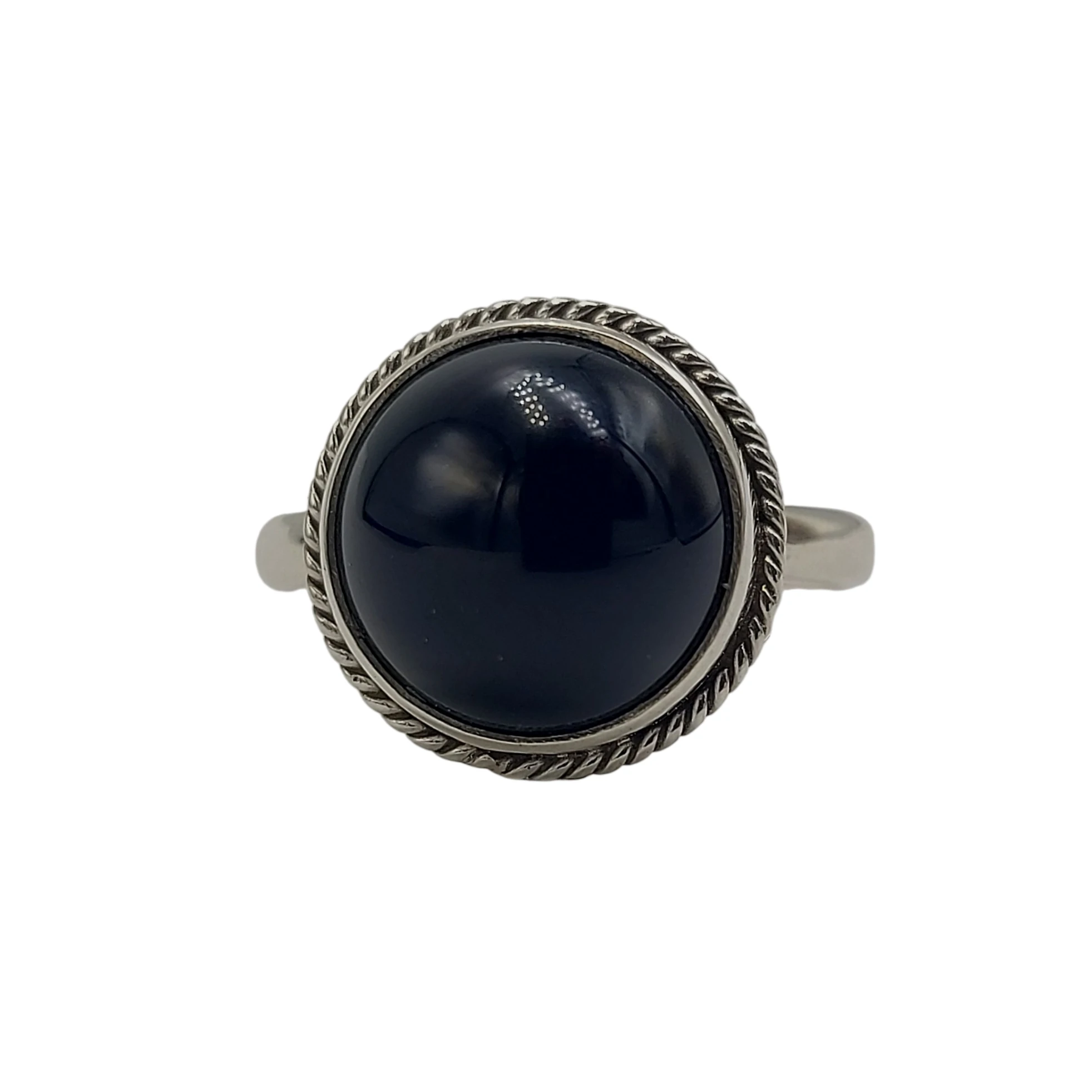 cincin perak 925 black onyx