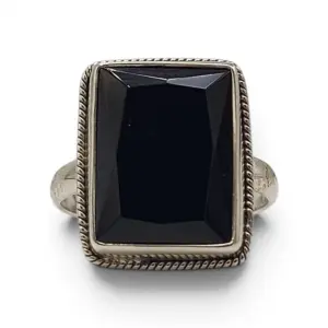 cincin perak 925 black onyx
