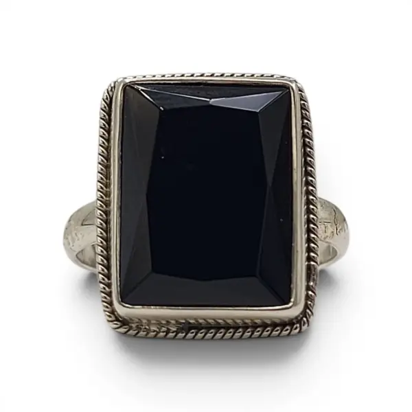 cincin perak 925 black onyx