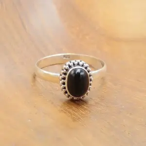 Cincin Perak 925 Permata Asli R762 - Gambar 4