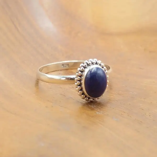 Cincin Perak 925 Permata Asli R762