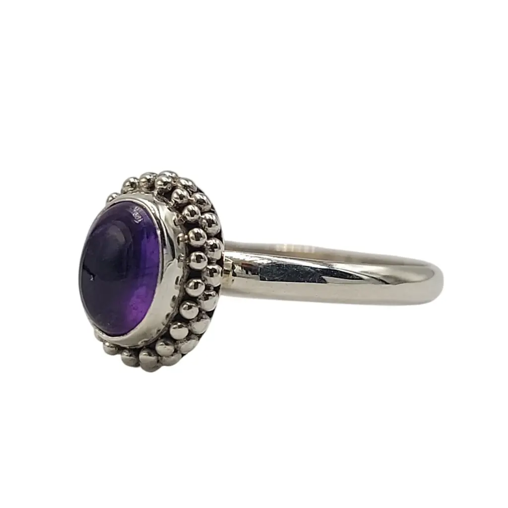 Cincin Perak 925 Permata Asli R762
