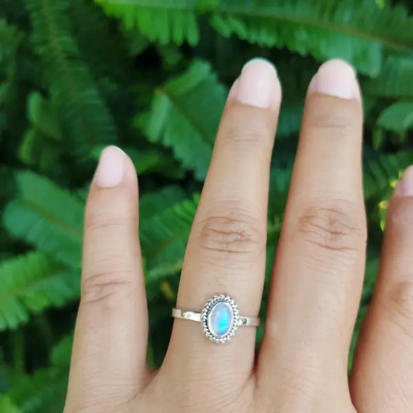 Cincin Perak 925 Wanita Moonstone R764