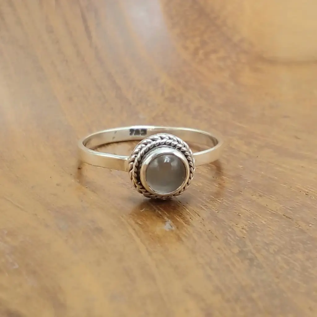 Cincin Perak 925 Wanita Moonstone R764