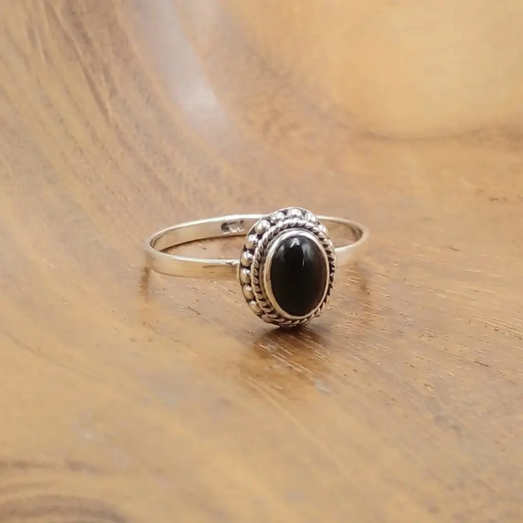 Cincin Perak 925 Wanita Permata Asli R765