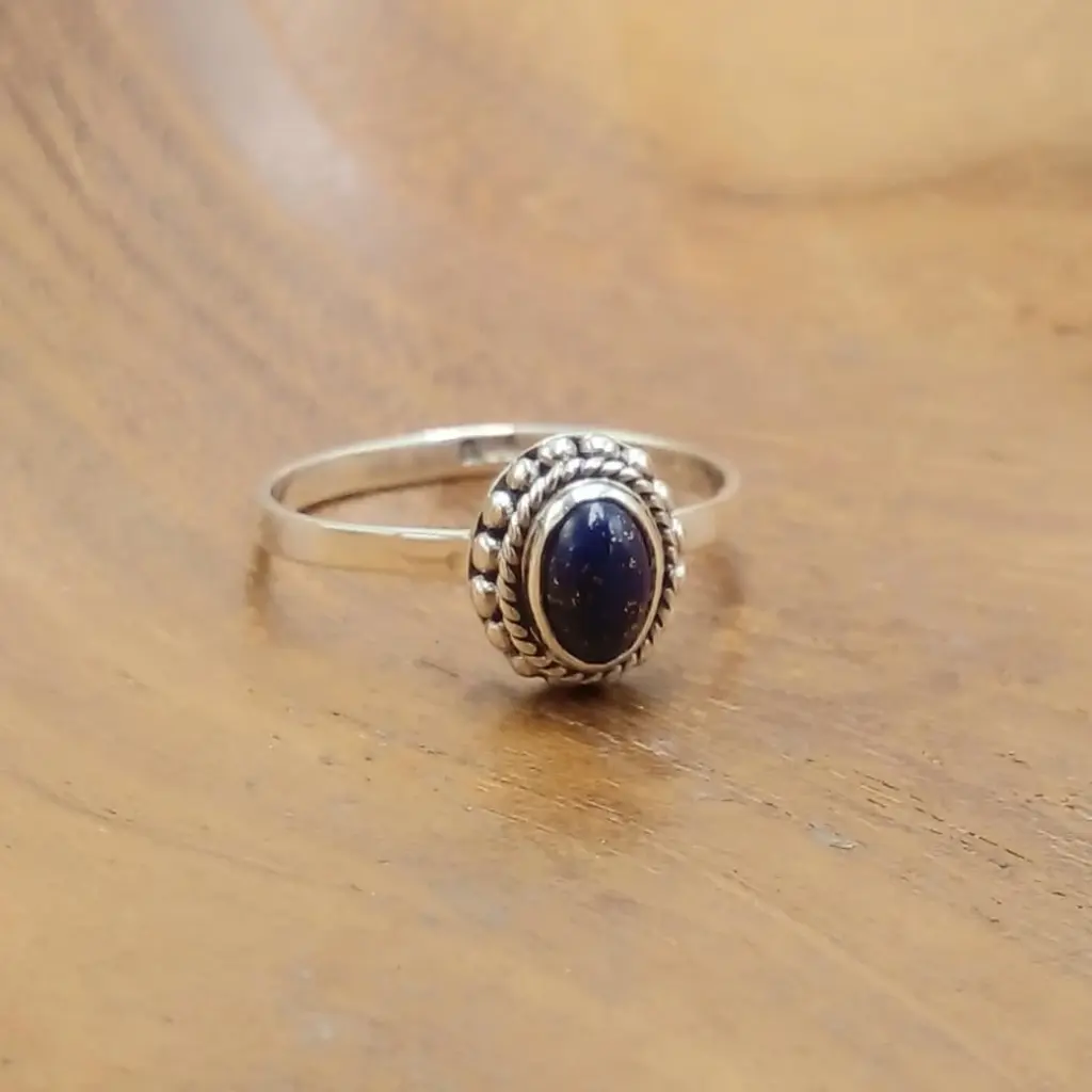 Cincin Perak 925 Wanita Permata Asli R765