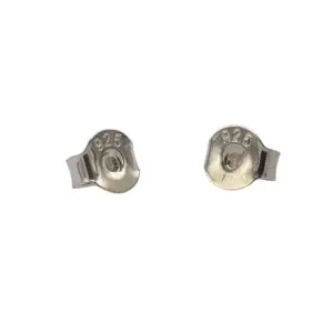 Anting Kerang Bali Perak Asli (Abalone Clover Studs) E1627 - Gambar 5