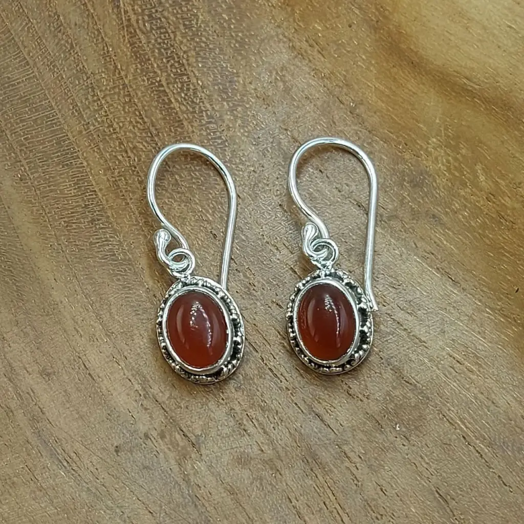 Anting Perak Bali Permata Asli (Jawan Gunung) E1822