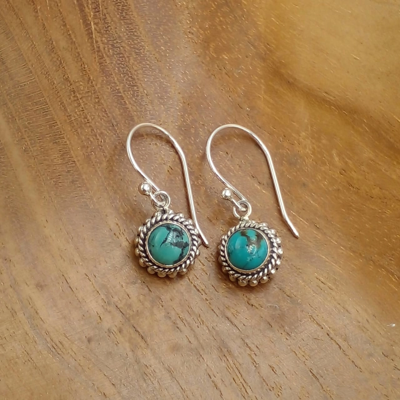 Anting Perak Bali Permata Asli (Twisted Wire - Jawan) E1856 - Gambar 3