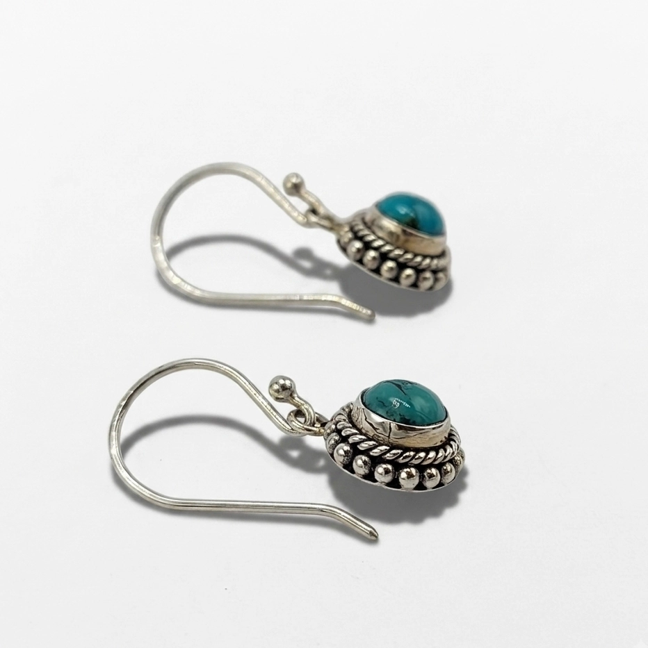 Anting Perak Bali Permata Asli (Twisted Wire - Jawan) E1856