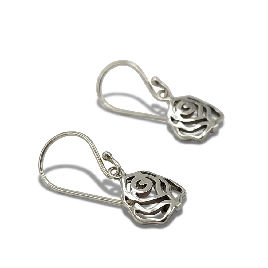 Anting Mawar Perak 925 Asli E1941