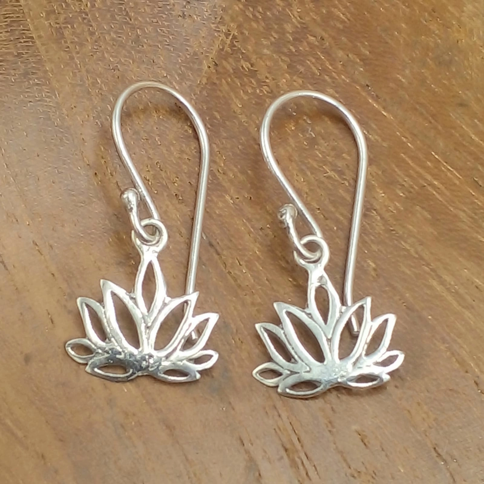 Anting Lotus Perak 925 Asli E1943 - Gambar 3
