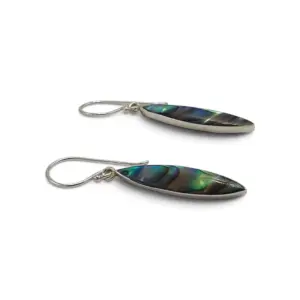Anting Perak Kerang Markis Panjang (Shell Earrings) E1958 - Gambar 2