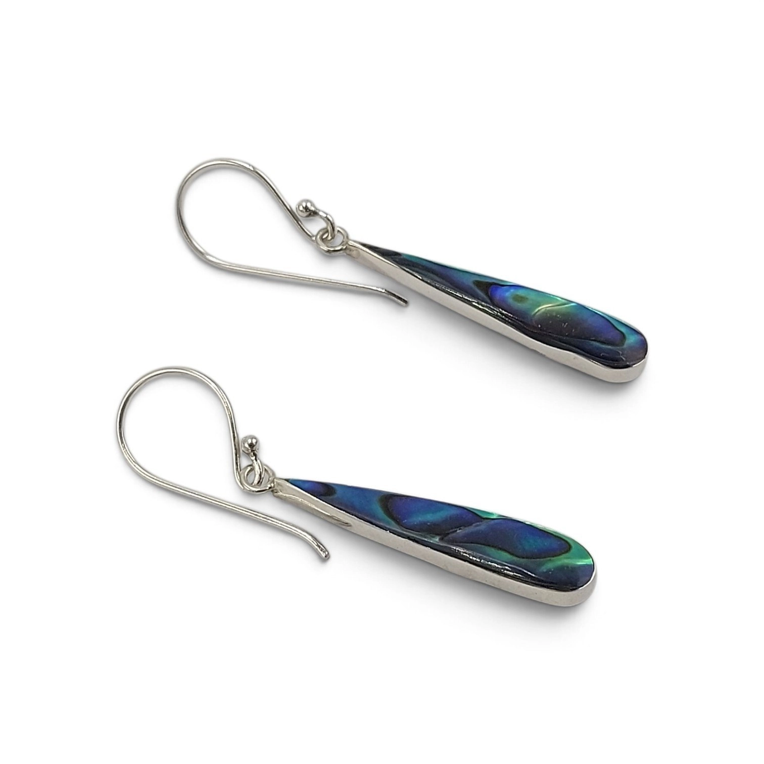 Anting Perak Kerang Tetes Panjang (Shell Earrings) E1960 - Gambar 2