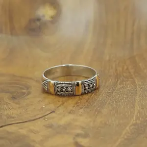 Cincin Perak Bali | Bali Band Rings R467 - Gambar 3