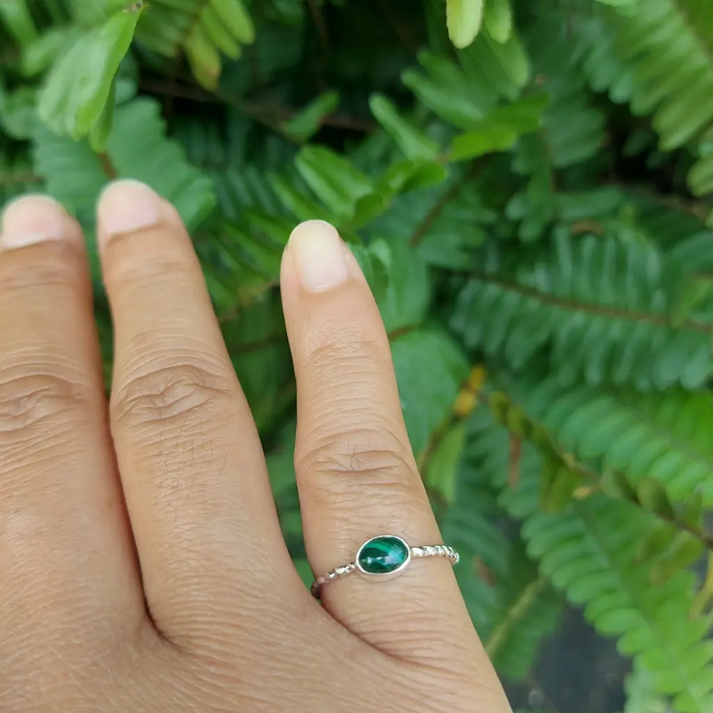 Cincin Perak 925 Wanita Permata R677