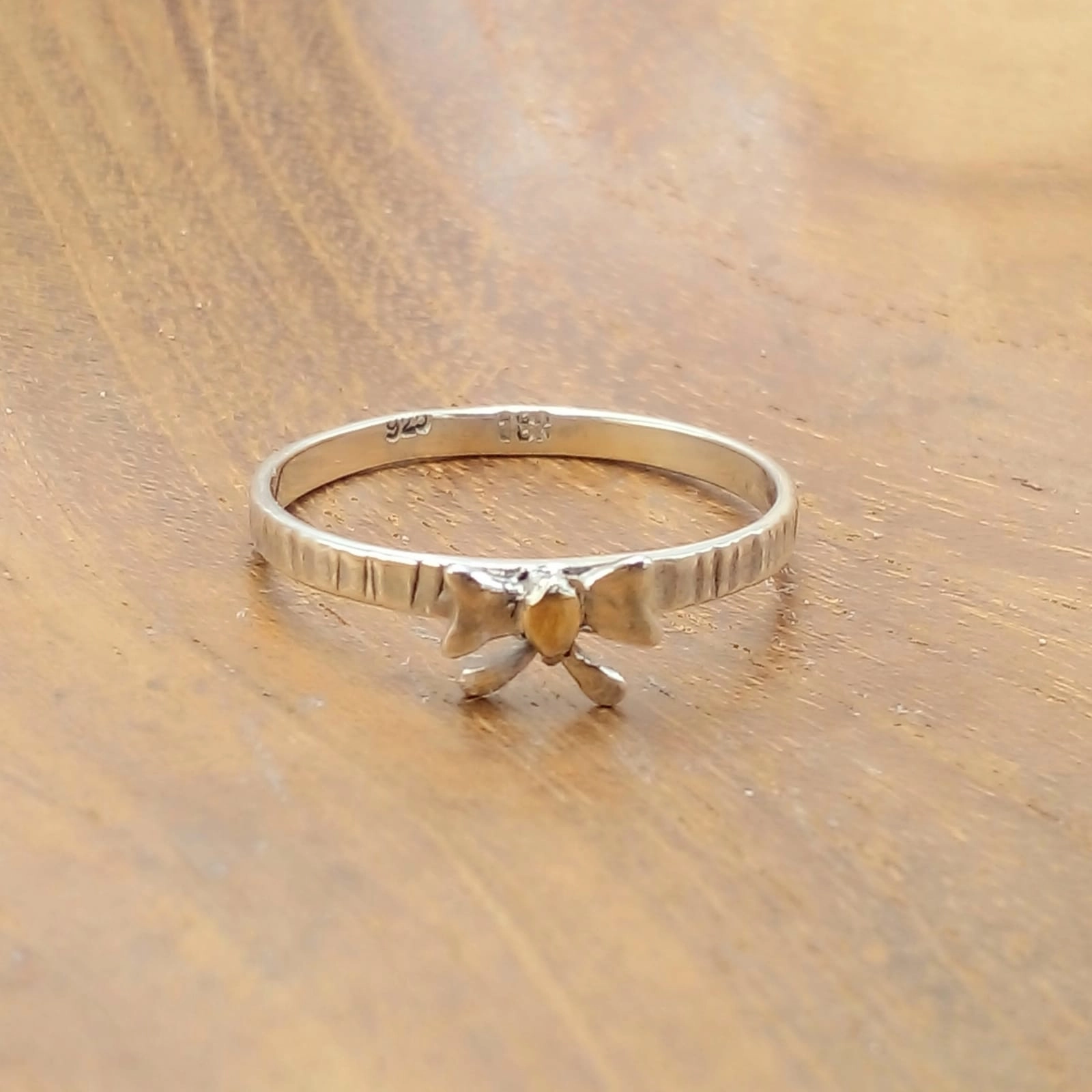 Cincin Pita Perak 925 Bali R708 - Gambar 3