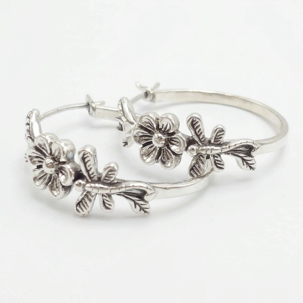Anting Hoop Perak