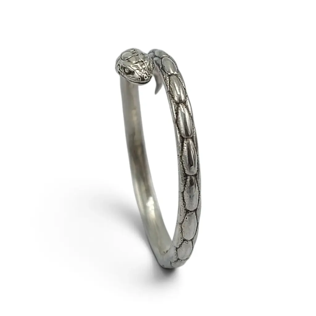 Cincin Perak Ular Kecil Asli Bali R786