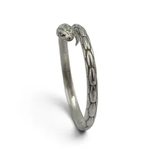 Cincin Perak Ular Kecil Asli Bali R786 - Gambar 2